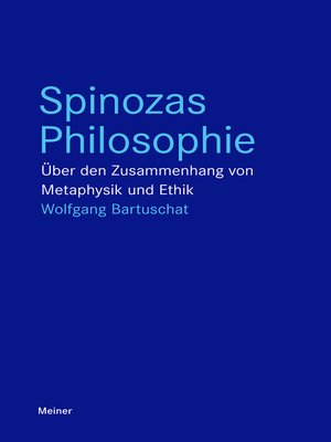cover image of Spinozas Philosophie